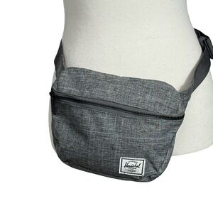 Herschel Supply Co Fifteen Gray Hatch Raven Fanny Pack Belt Bag Travel Crossbody
